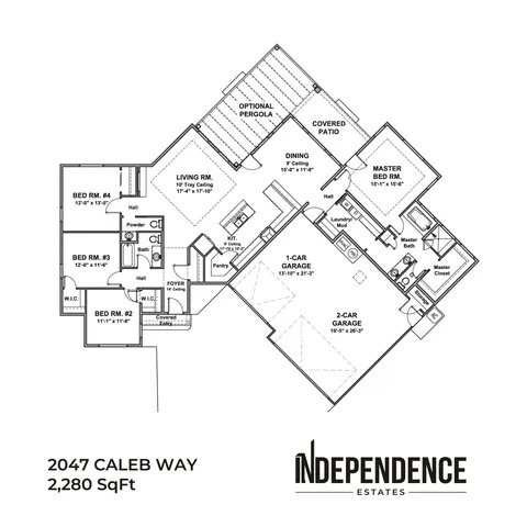 an aerial view of houses and a swimming pool