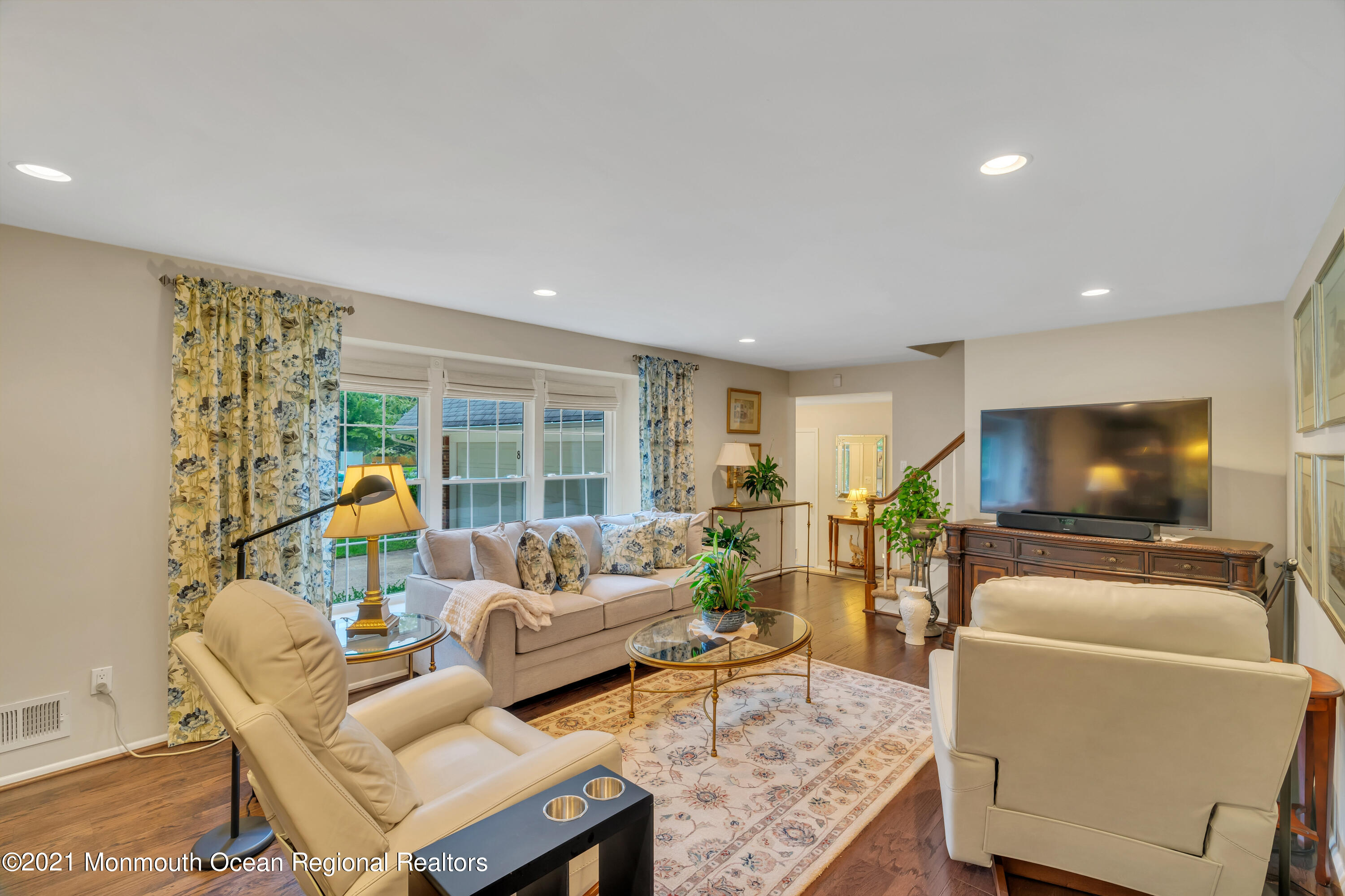 8 Partree Road Jackson, NJ 08527 - Photo 17 of 35 a living room with furniture and a flat screen tv