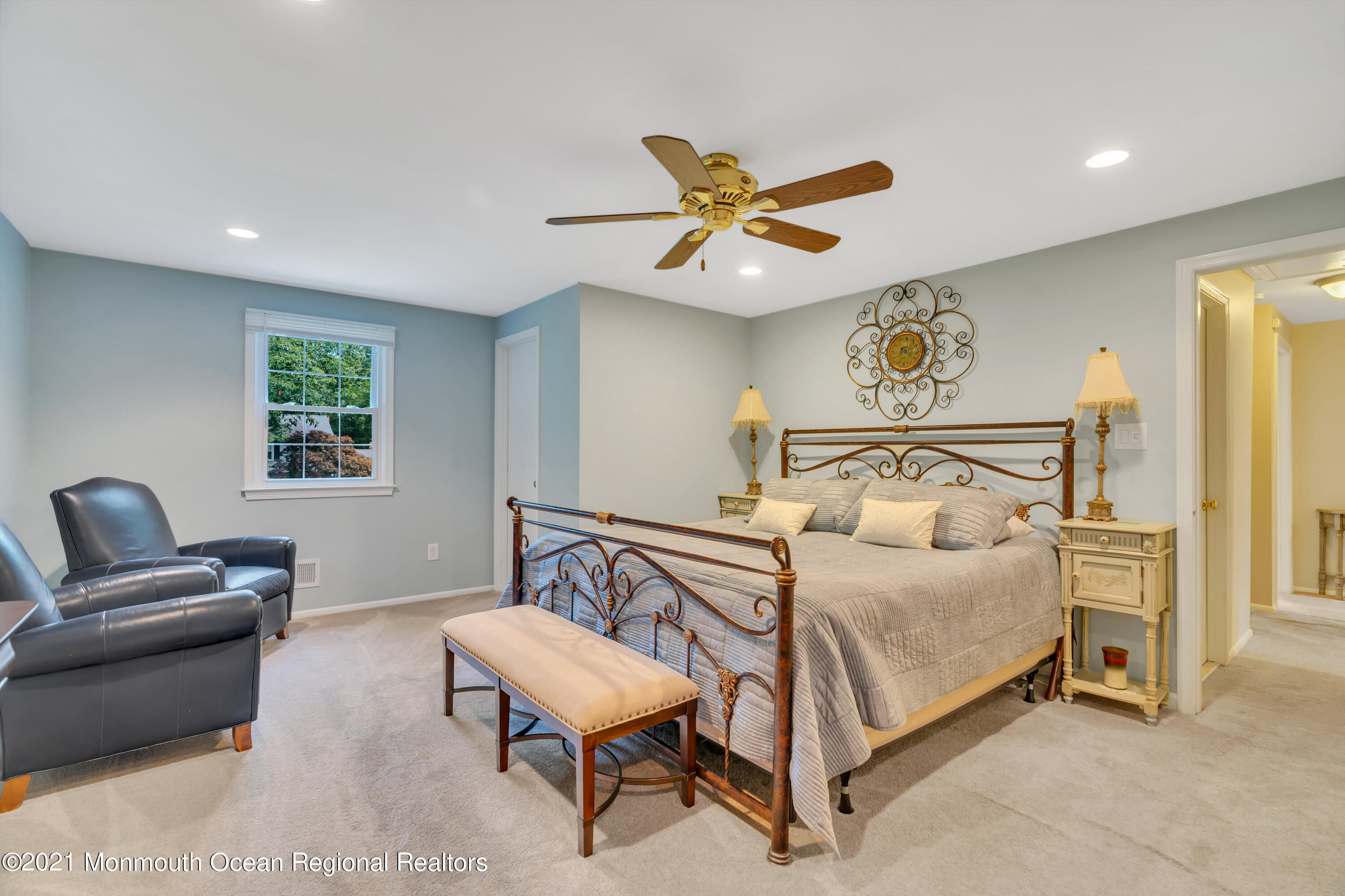 8 Partree Road Jackson, NJ 08527 - Photo 24 of 35 a bedroom with a bed and a couch