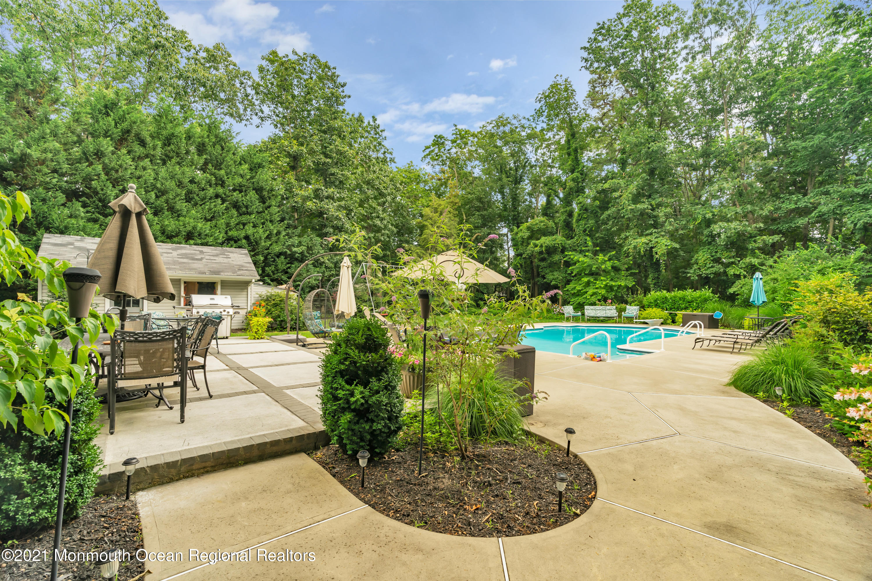 8 Partree Road Jackson, NJ 08527 - Photo 28 of 35 a view of a backyard