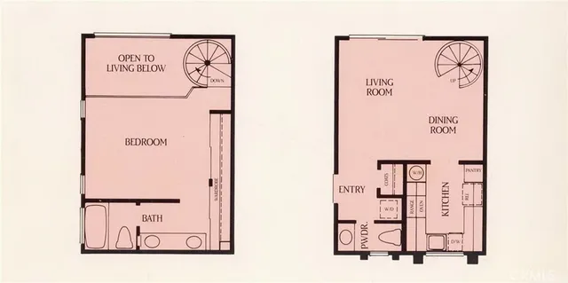 a picture of a wall with a painting on the wall