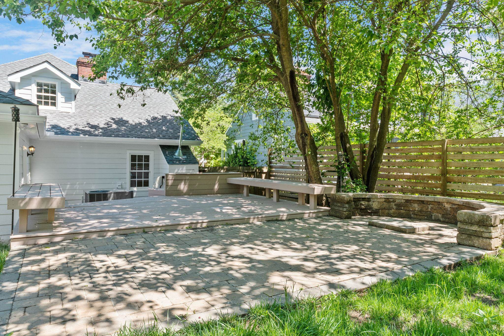 216 Lafayette Road Raleigh, NC 27604 - Photo 24 of 26 Paver Patio and Fire Pit Area