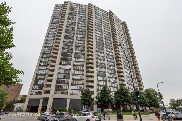 a front view of a building