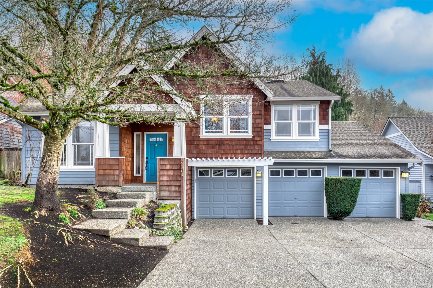 front view of house with a yard