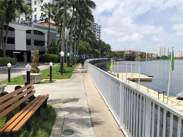 a view of sitting area with lake view