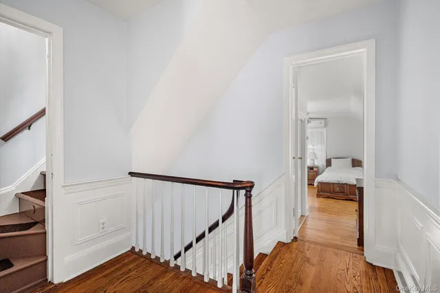 a view of a chair and table on the deck