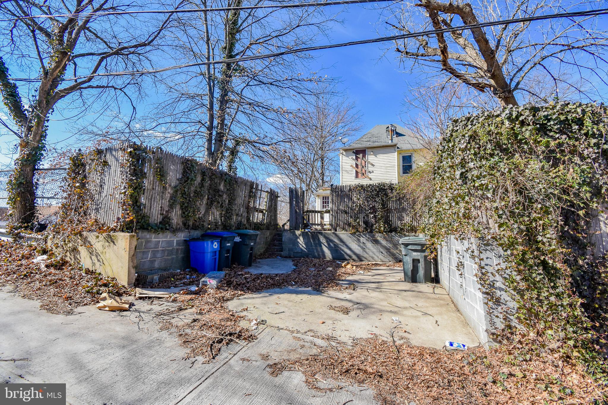 1921 Rhode Island Avenue Northeast Washington, DC 20018 - Photo 8 of 23 a view of a backyard with a snow
