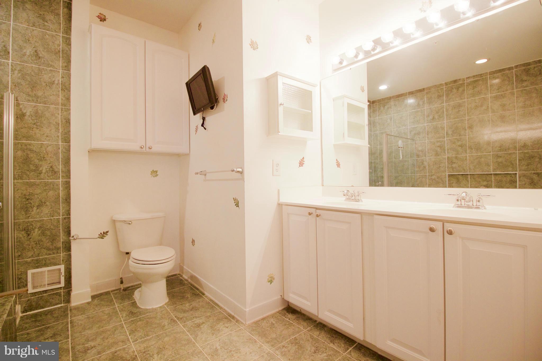 8411 Meadowsweet Road Pikesville, MD 21208 - Photo 16 of 30 a bathroom with a sink and a mirror