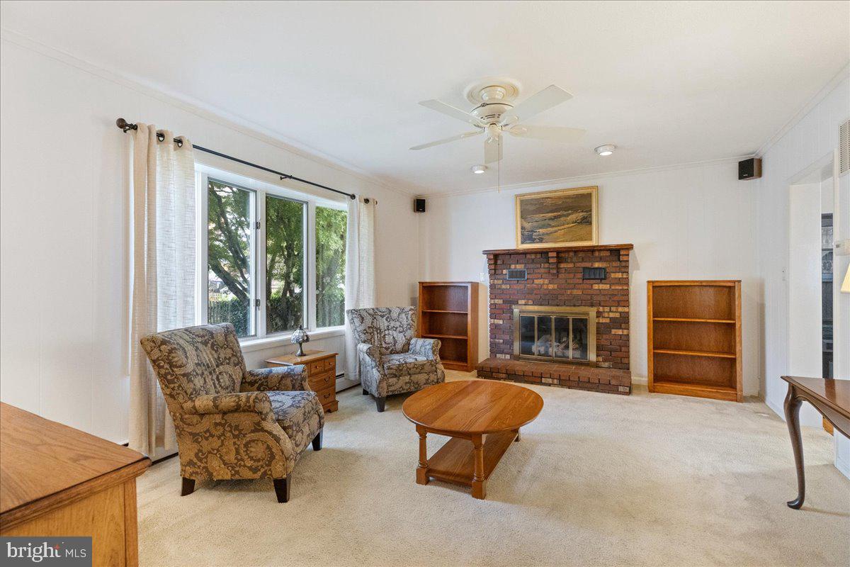 164 Roxboro Road Lawrence Township, NJ 08648 - Photo 15 of 31 Cozy brick fireplace