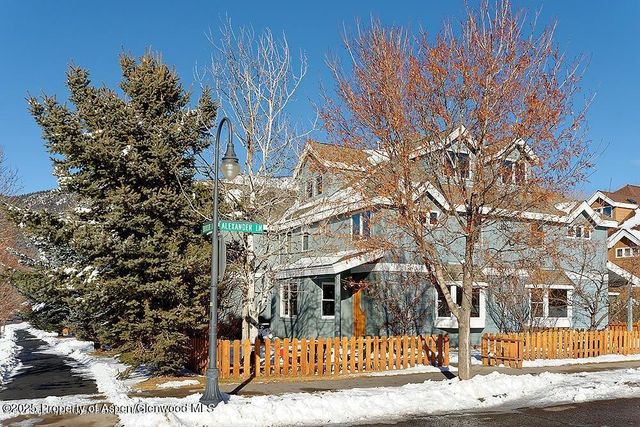 a front view of a building