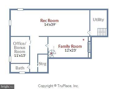 2045 Fridinger Mill Road Westminster, MD 21157 - Photo 30 of 30 Floor Plan Lower Level