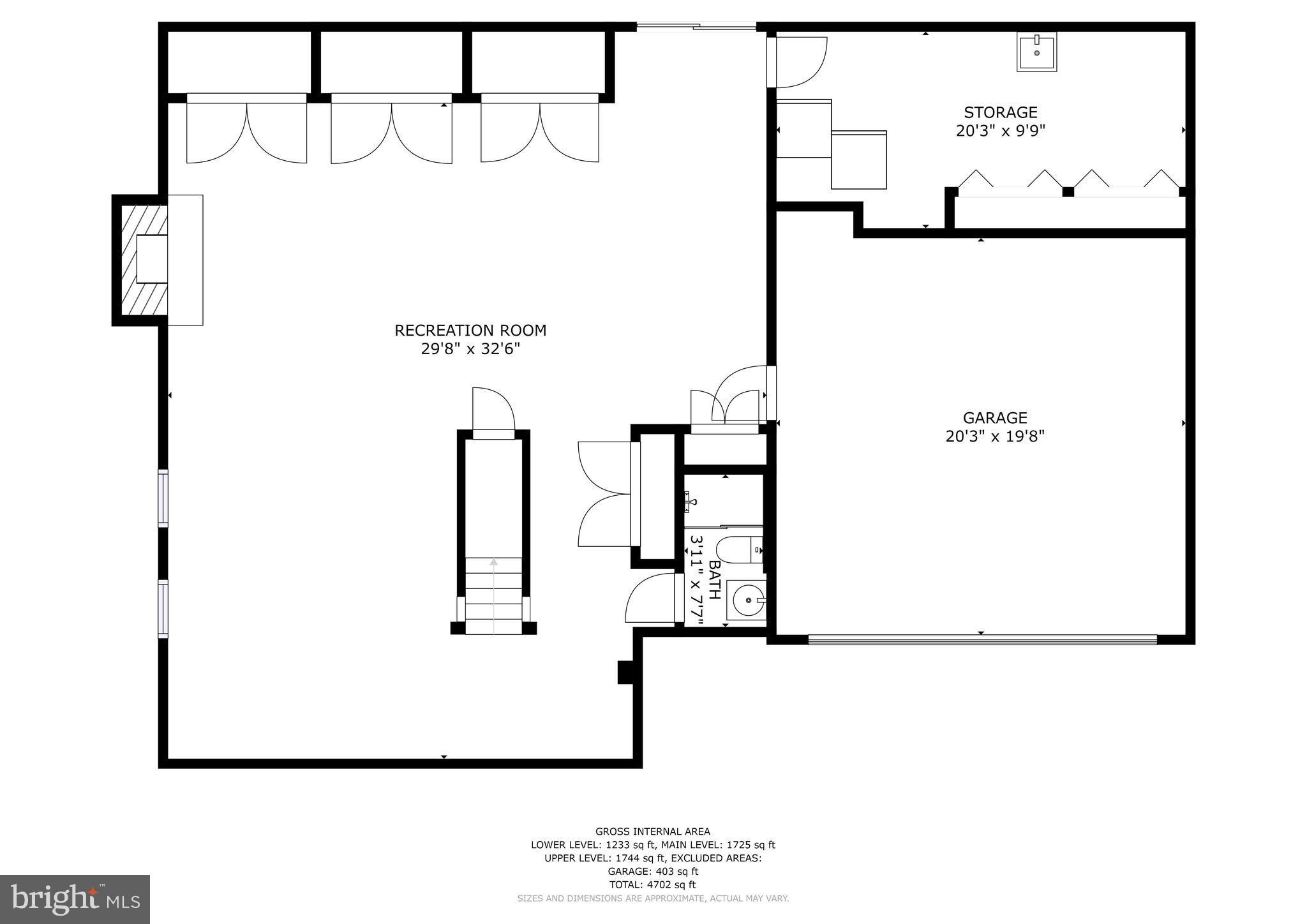 11905 Greenleaf Avenue Potomac, MD 20854 - Photo 30 of 30 Lower Level Floor Plan