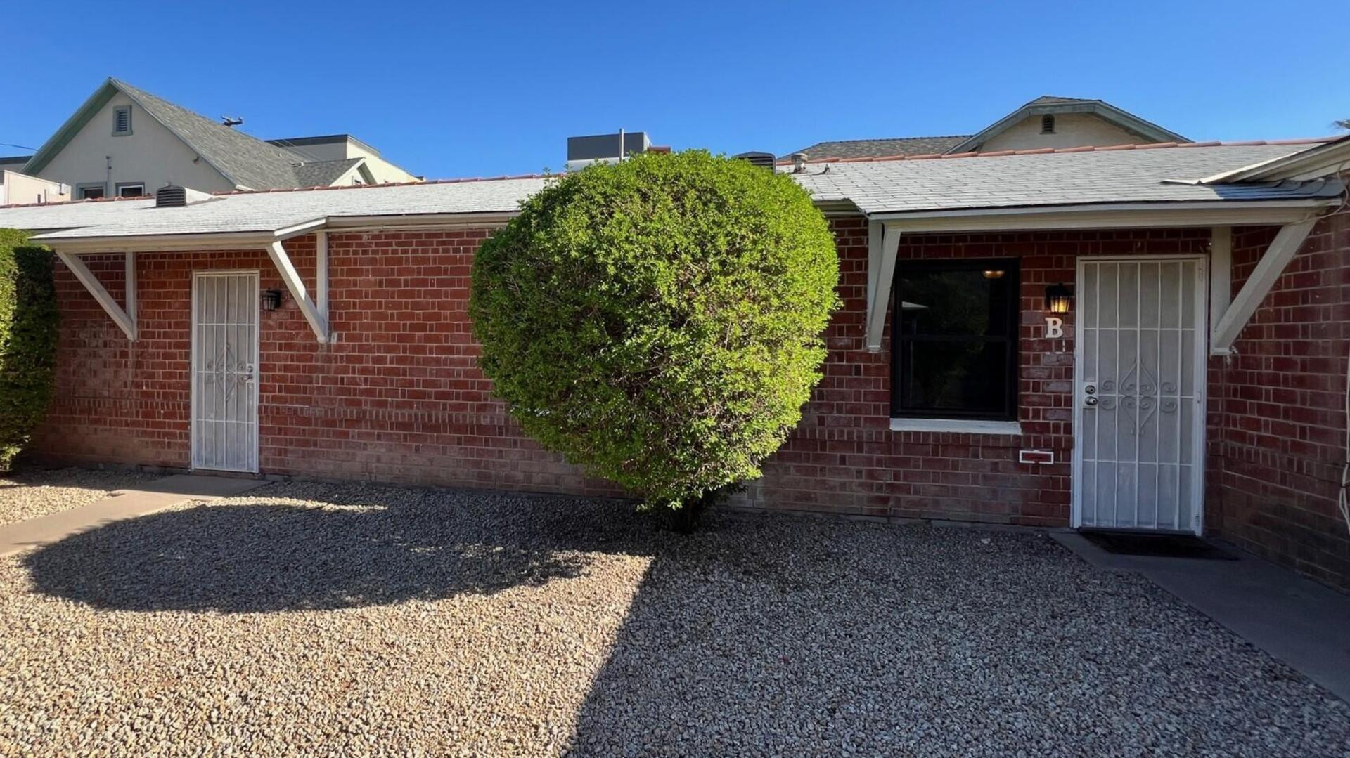 a view of a house with a pathway