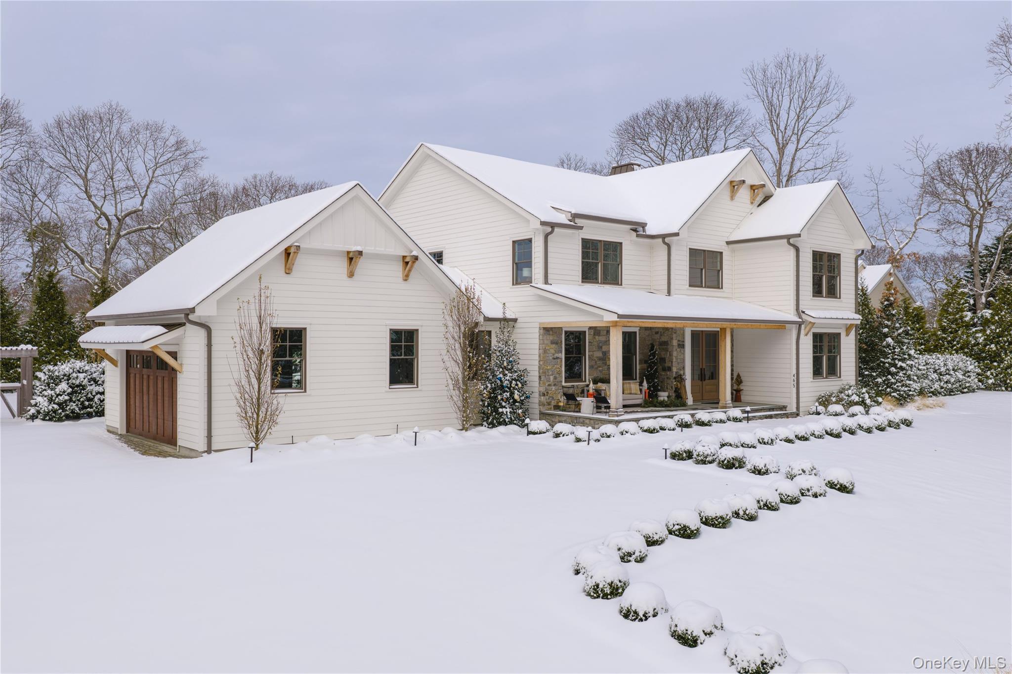 465 Ripple Water Lane Southold, NY 11971 - Photo 2 of 47 Modern farmhouse style home featuring a chimney