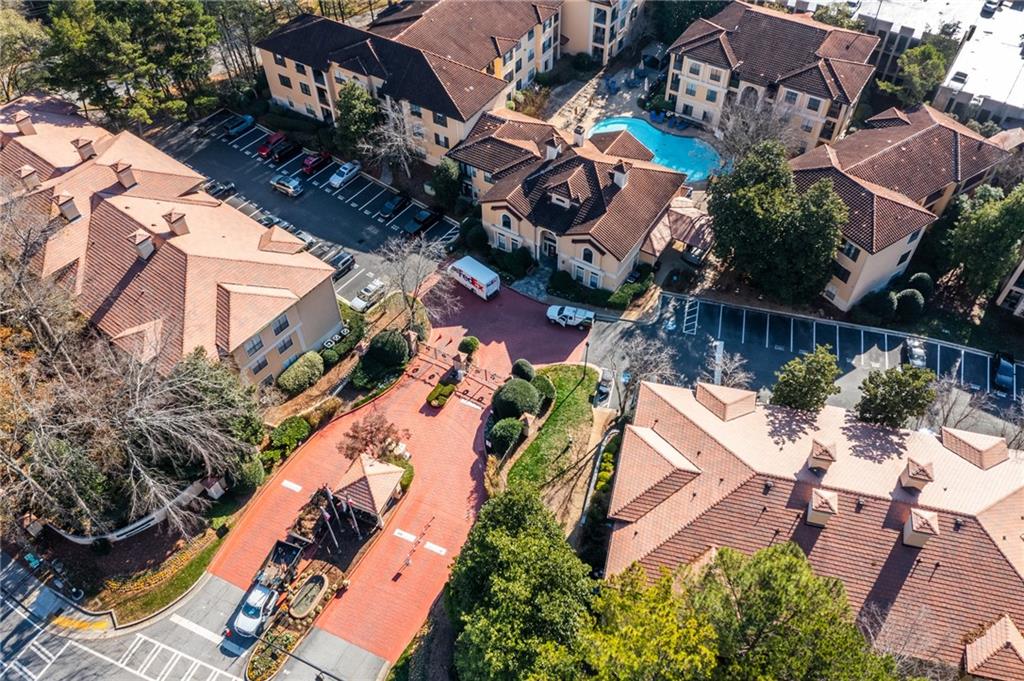 3777 Peachtree Road Northeast, Unit 1529 Atlanta, GA 30319 - Photo 33 of 45 an aerial view of a house with outdoor space
