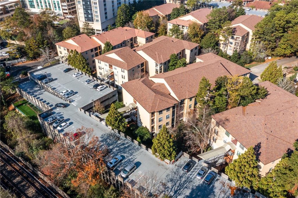 3777 Peachtree Road Northeast, Unit 1529 Atlanta, GA 30319 - Photo 44 of 45 an aerial view of a houses