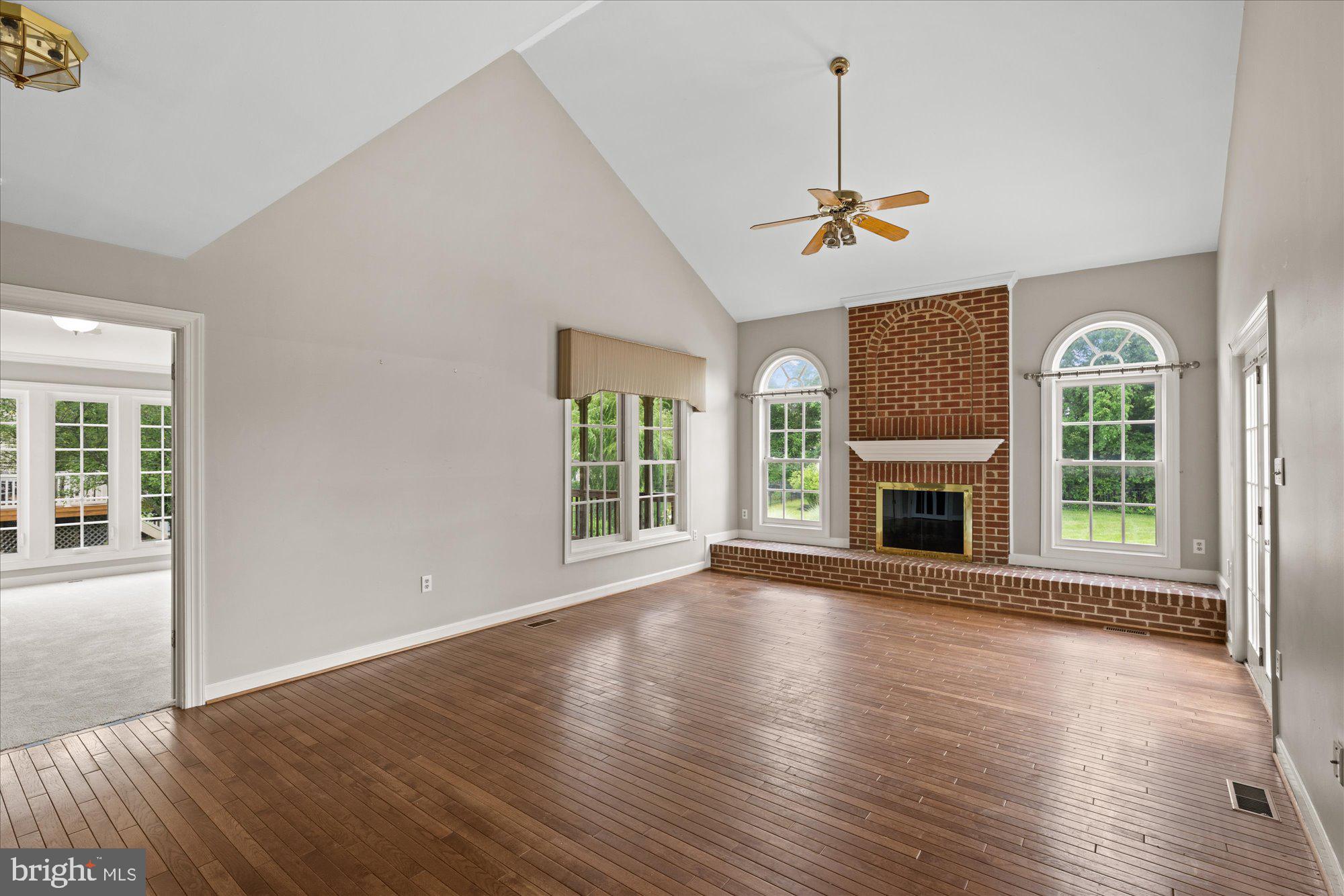 17017 Spates Hill Road Poolesville, MD 20837 - Photo 11 of 59 Huge family room with fireplace