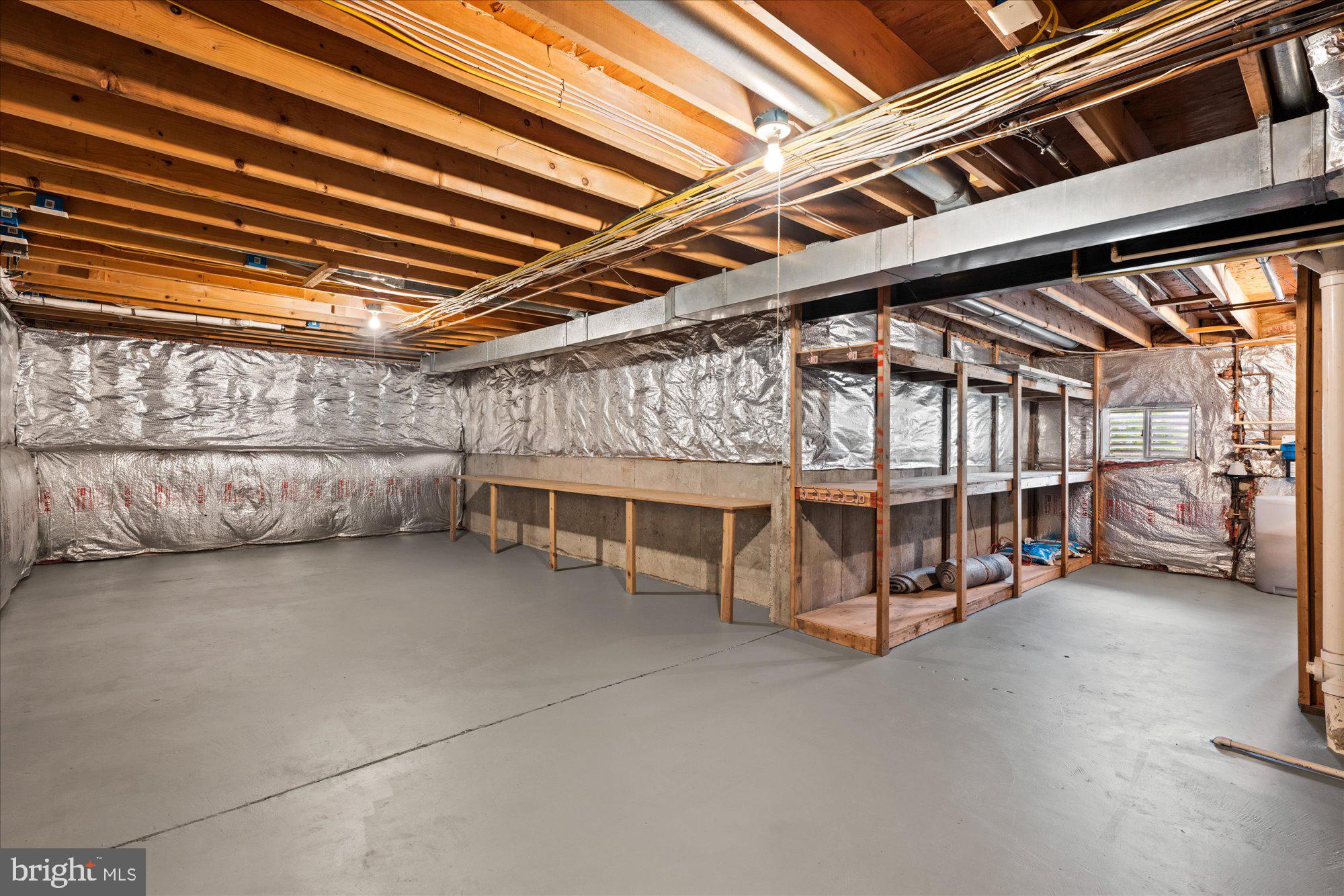 17017 Spates Hill Road Poolesville, MD 20837 - Photo 39 of 59 Huge lower level unfinished storage space