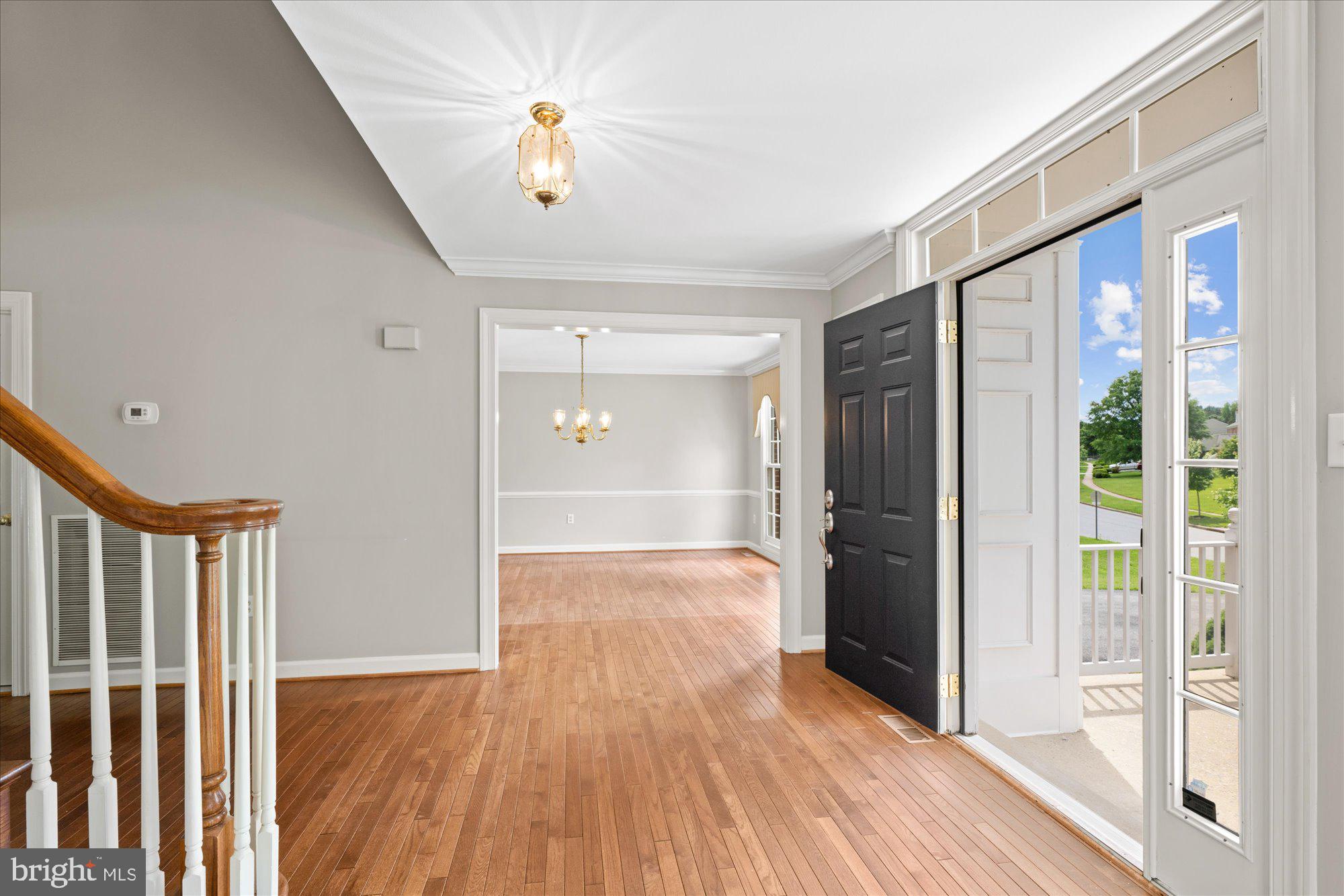 17017 Spates Hill Road Poolesville, MD 20837 - Photo 4 of 59 View from entry foyer to formal dining room