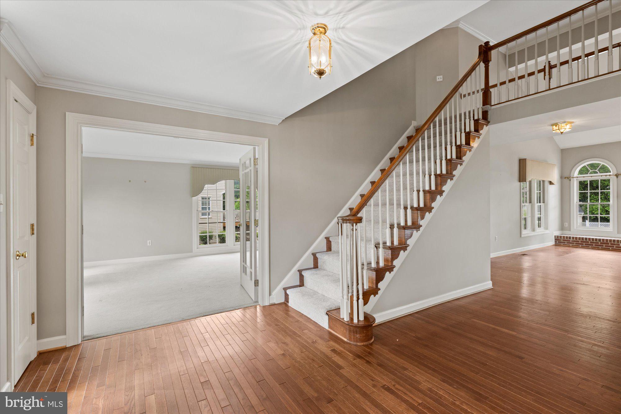 17017 Spates Hill Road Poolesville, MD 20837 - Photo 5 of 59 View from entry foyer to formal living room