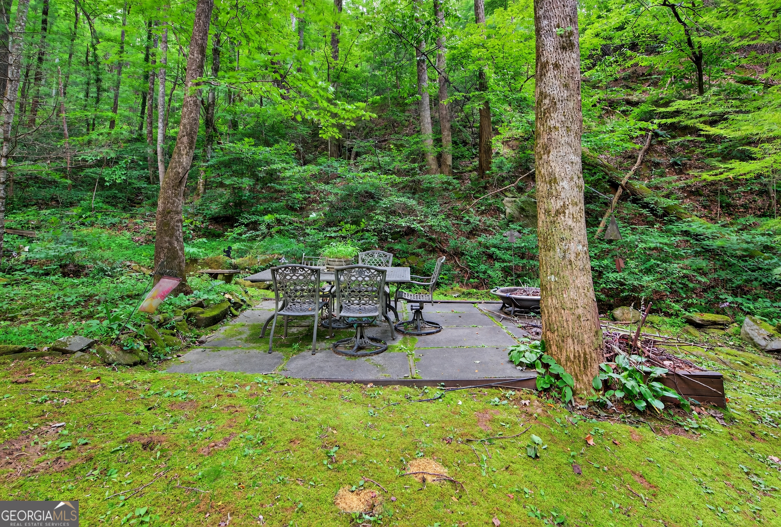 75 Juniper Trail Clayton, GA 30525 - Photo 34 of 38 a view of a chair and table in the garden