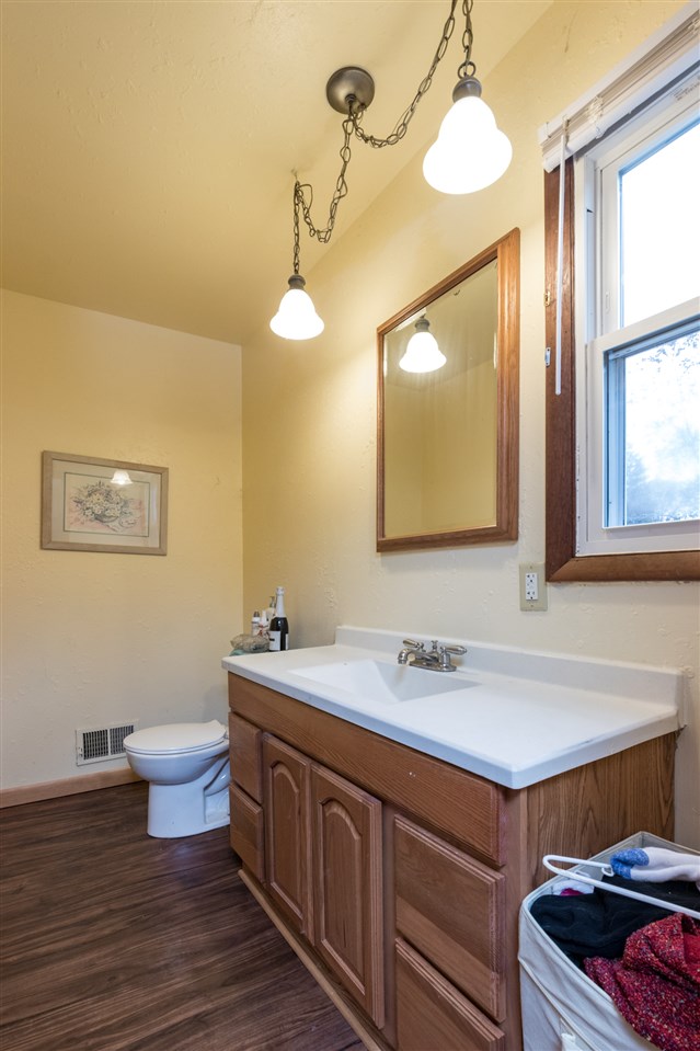 14500 Saunders Road Pecatonica, IL 61063 - Photo 13 of 19 a bathroom with a sink and a mirror