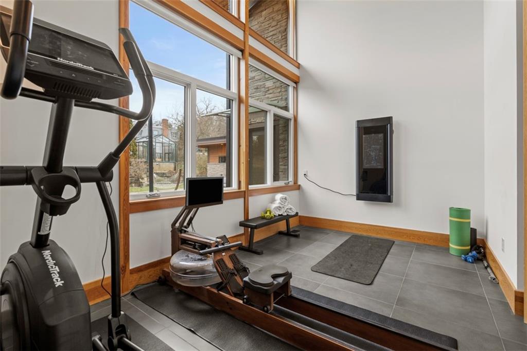 999 Elmhurst Road Pittsburgh, PA 15215 - Photo 20 of 49 This first floor room can be used as an office or gym.