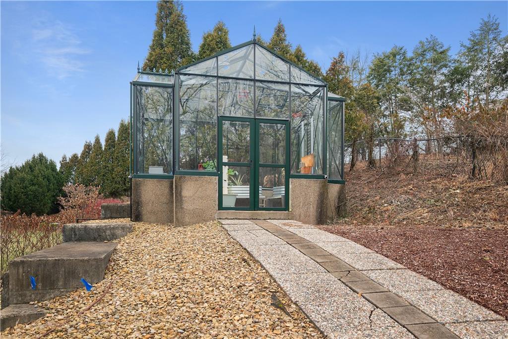 999 Elmhurst Road Pittsburgh, PA 15215 - Photo 45 of 49 This beautiful custom greenhouse from Germany has running water and electricity.