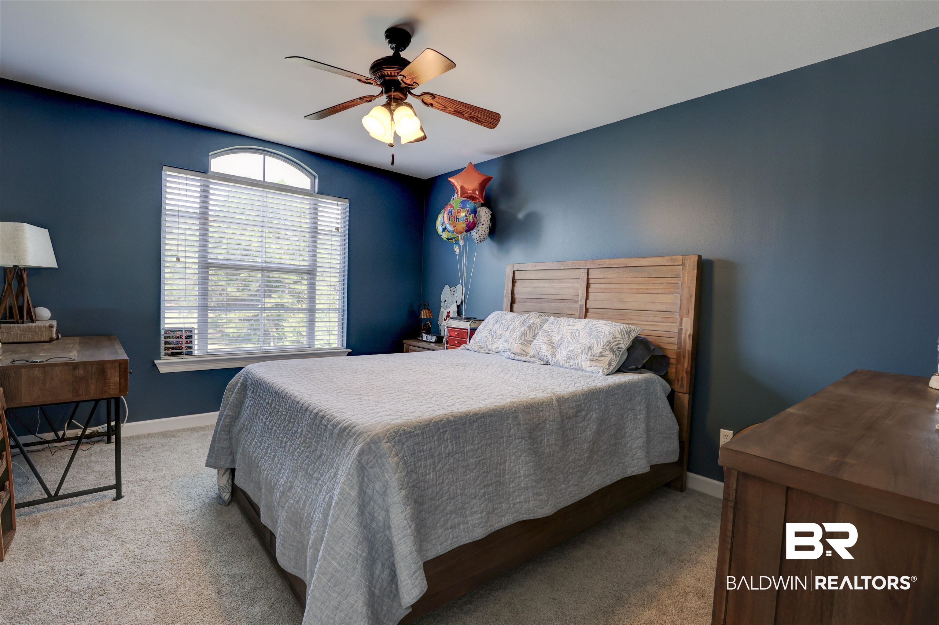 5565 Dawes Lane Theodore, AL 36582 - Photo 21 of 38 Carpeted bedroom featuring ceiling fan