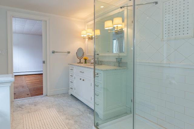 56 Nickerson Road Cotuit, MA 02635 - Photo 21 of 36 a bathroom with a shower