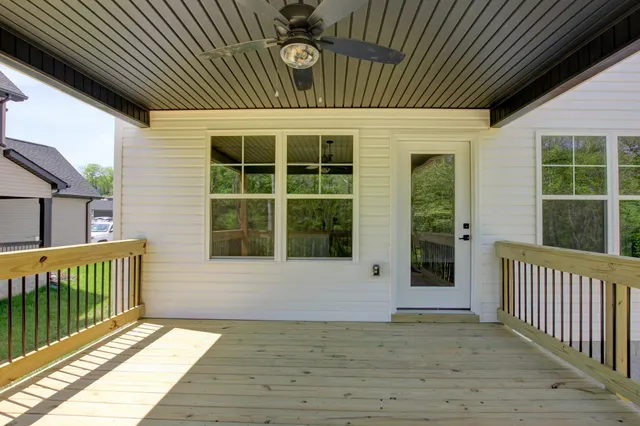 a view of a house with a porch