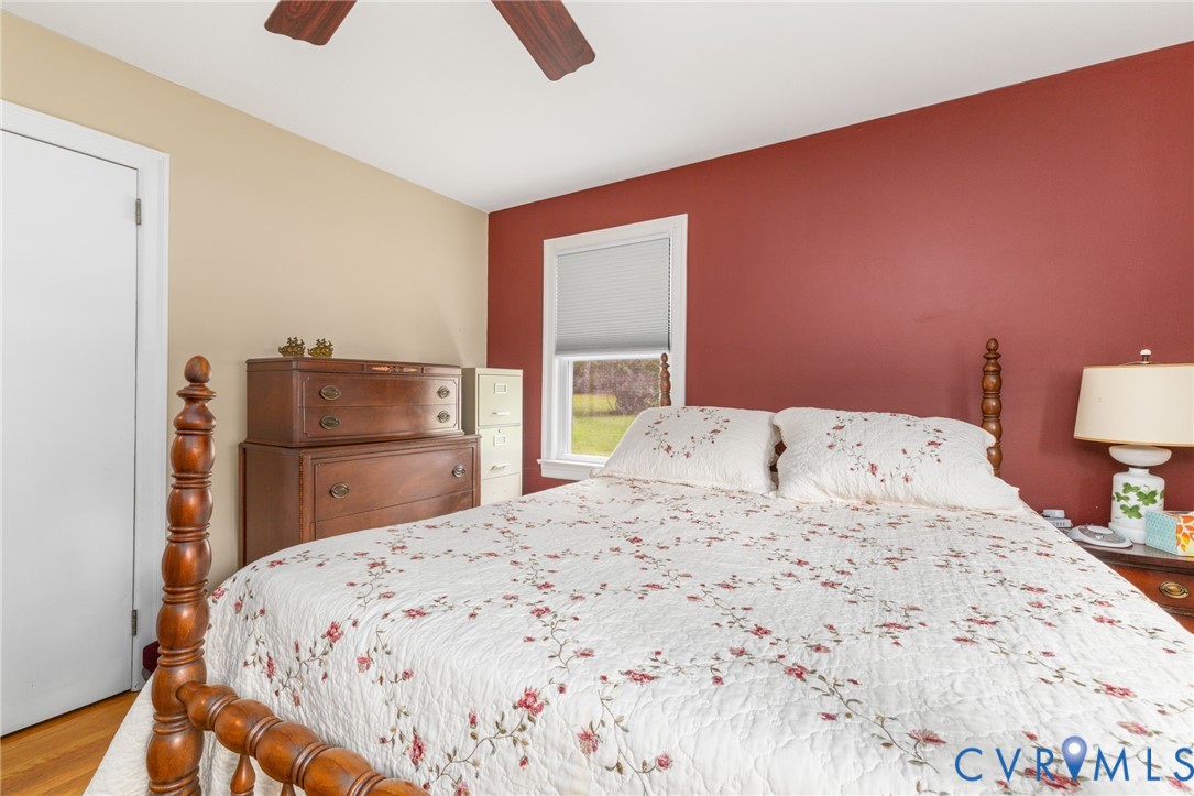 2570 Sandy Lane Victoria, VA 23974 - Photo 20 of 37 Bedroom featuring wood finished floors and a ceili