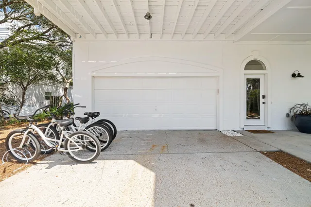 a view of an outdoor sitting area