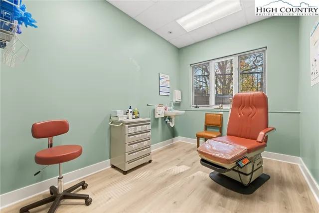 a room with furniture