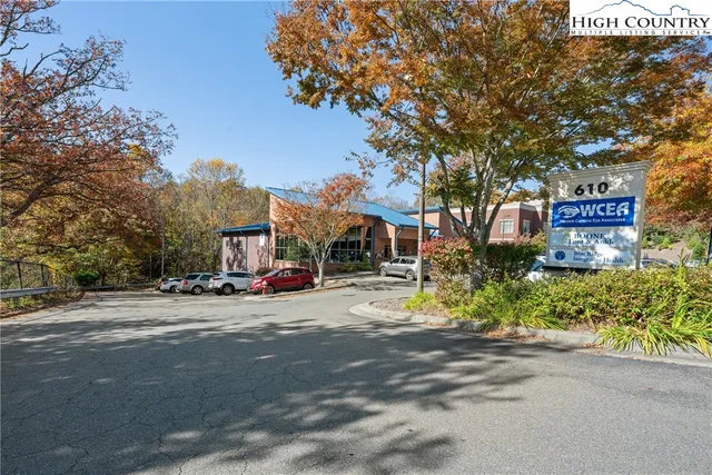 a view of street and sign board