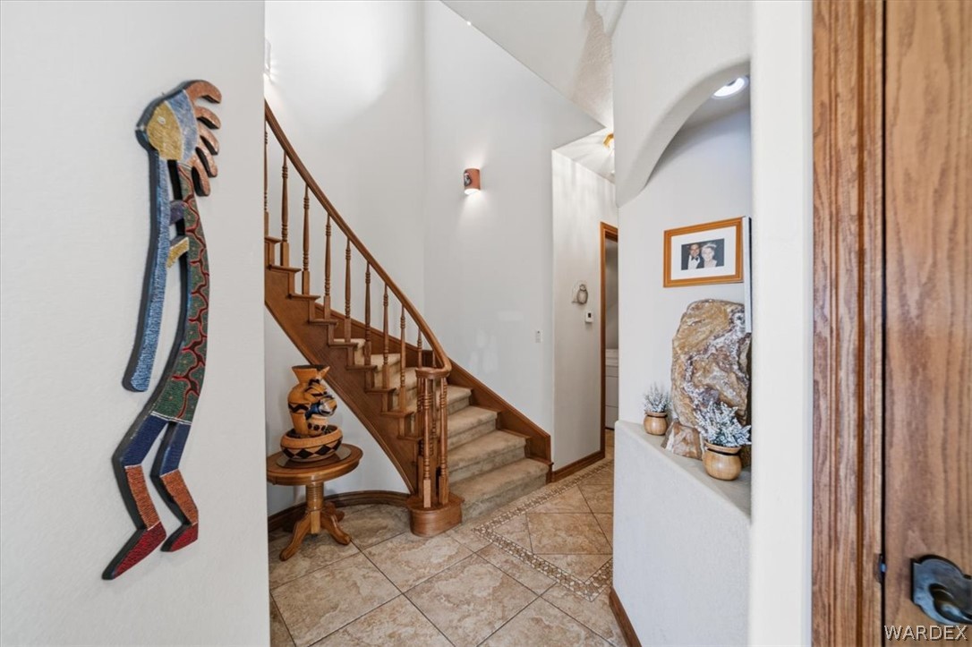 1084 Dike Road Mohave Valley, AZ 86440 - Photo 48 of 75 a view of a hallway with stairs