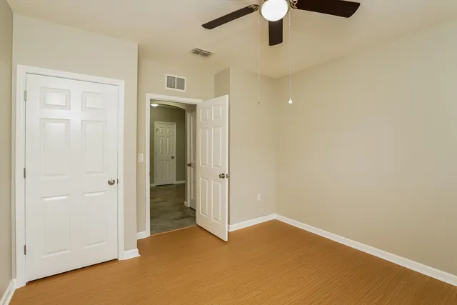 wooden floor in an empty room