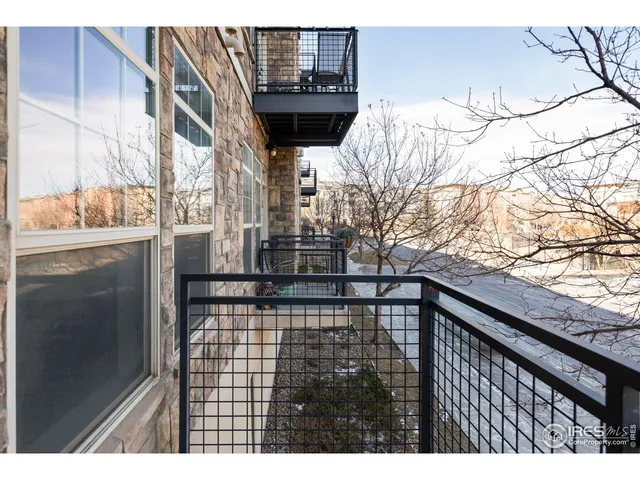 a view of a brick building