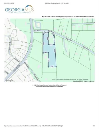 $749,999 | 4935 Big A Road, Douglasville, GA 30135