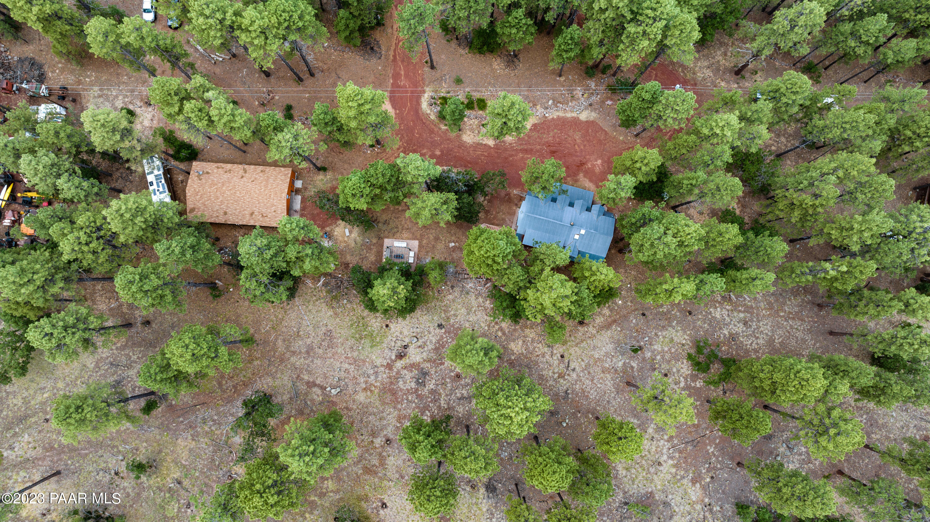 2831 South Perkinsville Road Williams, AZ 86046 - Photo 28 of 28 031_Aerial Top View