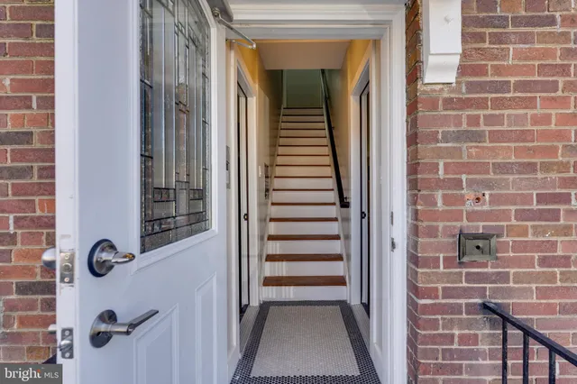 a view of a bathroom with a shower