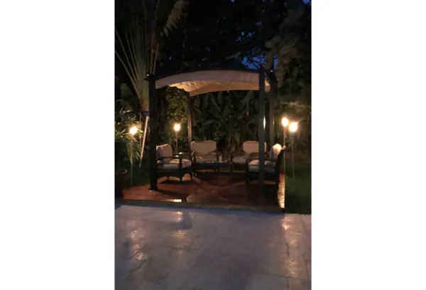 a view of living room with patio
