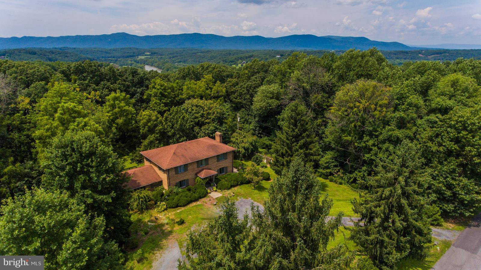 414 Dungadin Road Front Royal, VA 22630 - Photo 2 of 37 Aerial front. Close to river