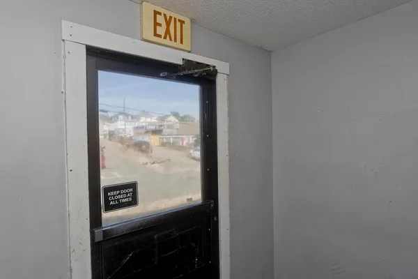 a view of a front door of the house