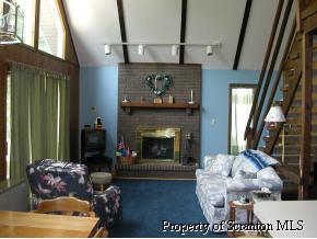 1230 Brookfield Road Lake Ariel, PA 18436 - Photo 5 of 7 a living room with furniture and a fireplace