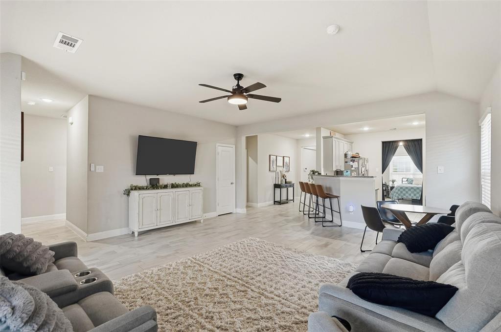 2148 Erika Lane Forney, TX 75126 - Photo 8 of 21 a living room with furniture and a flat screen tv