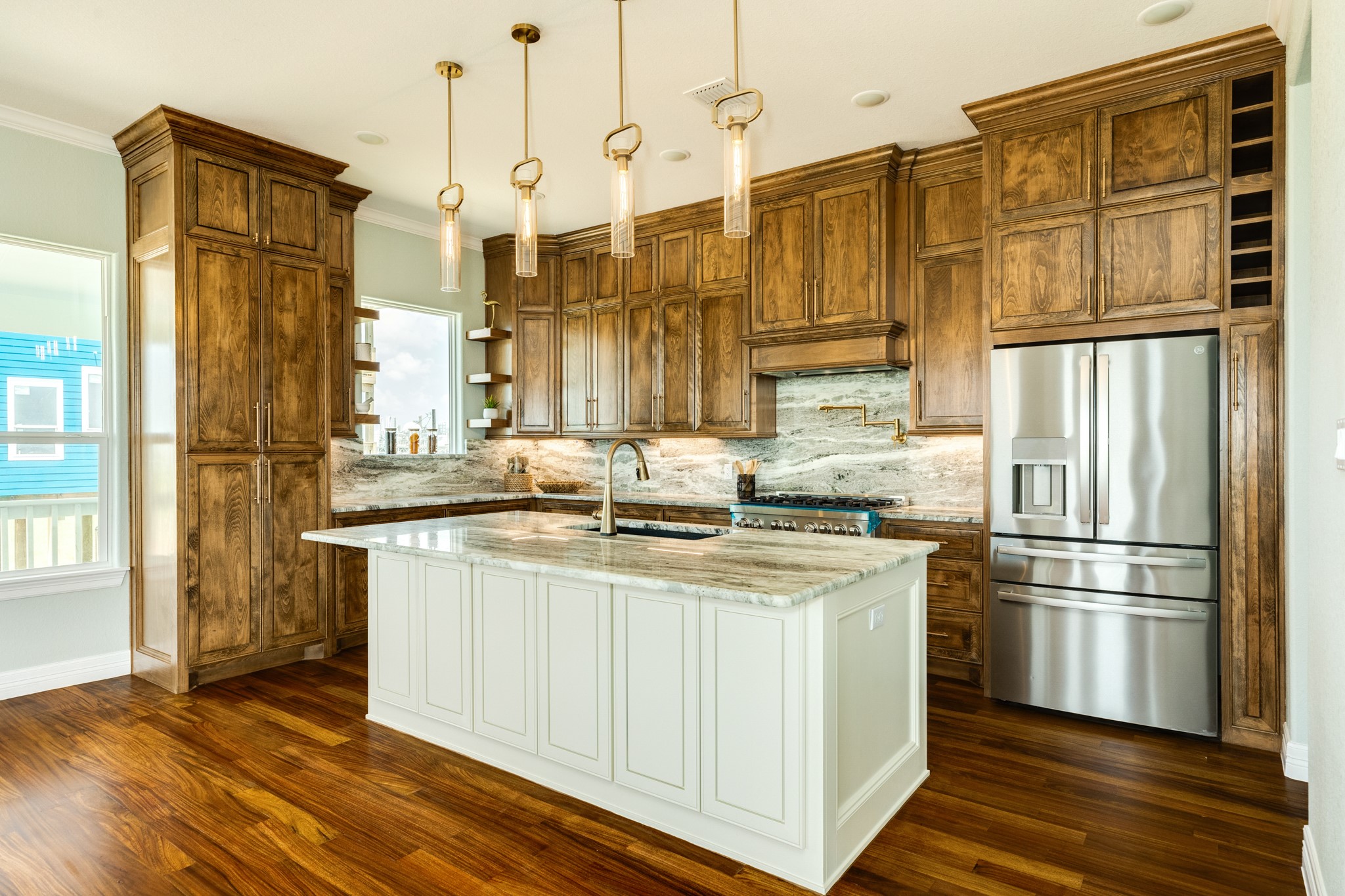 816 Coast Guard Drive Surfside Beach, TX 77541 - Photo 20 of 31 Kitchen is off the living room