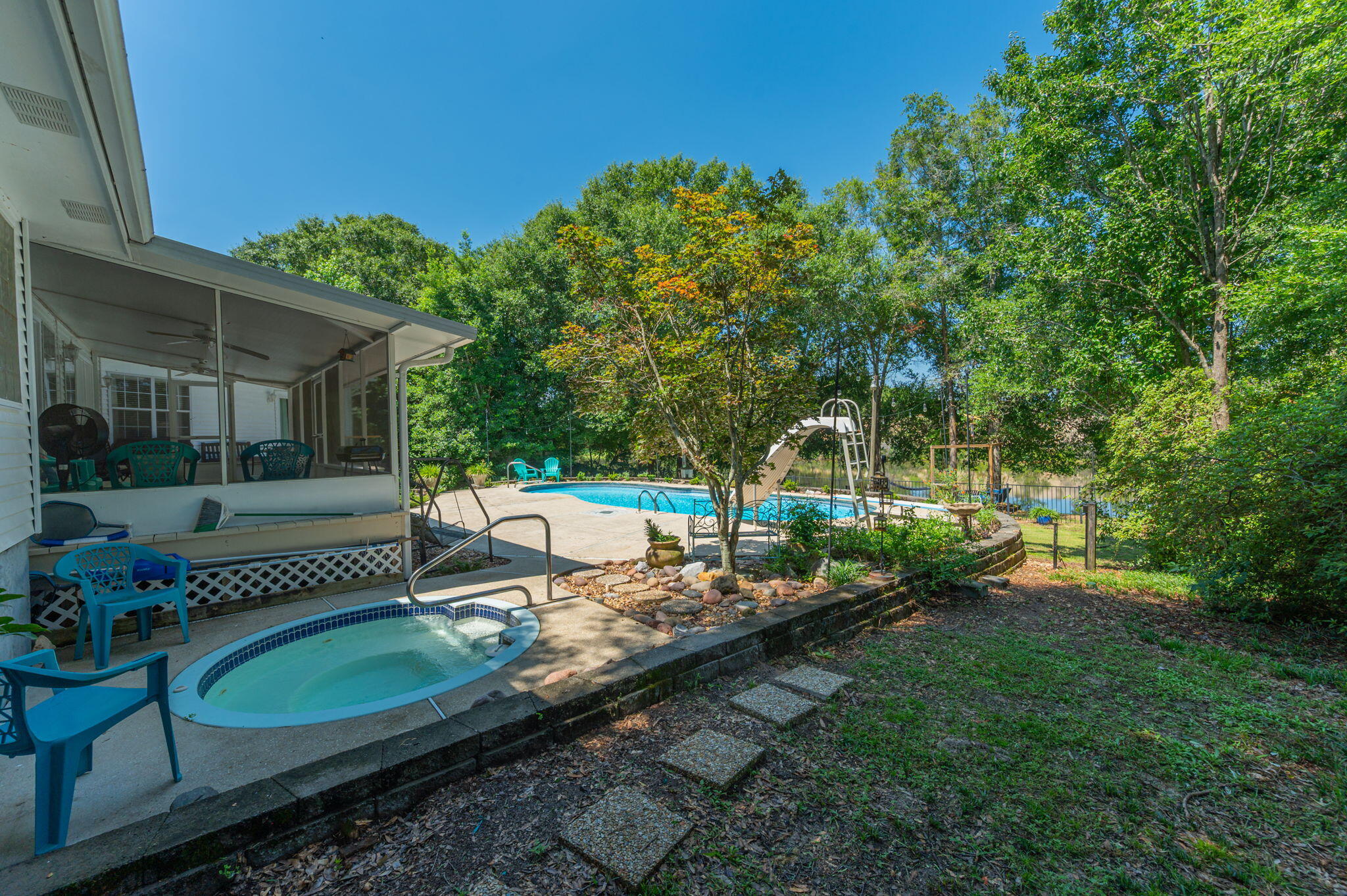 4680 Lovegrass Lane Crestview, FL 32539 - Photo 37 of 49 a view of a house with backyard and sitting area