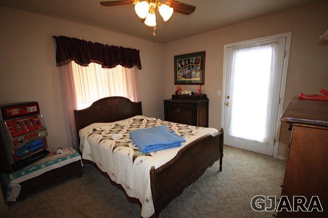 1629 P Road Loma, CO 81524 - Photo 10 of 18 a bedroom with a bed and a painting on the wall