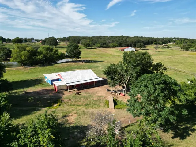 a backyard of a house